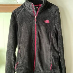Black North Face Fuzzy Jacket